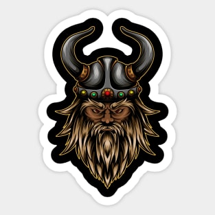 Viking head Sticker